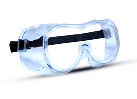 Certificados dos óculos de proteção protetores ROHS de olho de vidros da prova do respingo da névoa do PVC anti